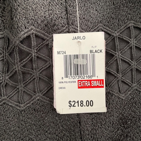 Jarlo Teagan Bardot Dress Sz 4 Black Off The Sh Mermaid Maxi Prom Evening Gown - Picture 13 of 14